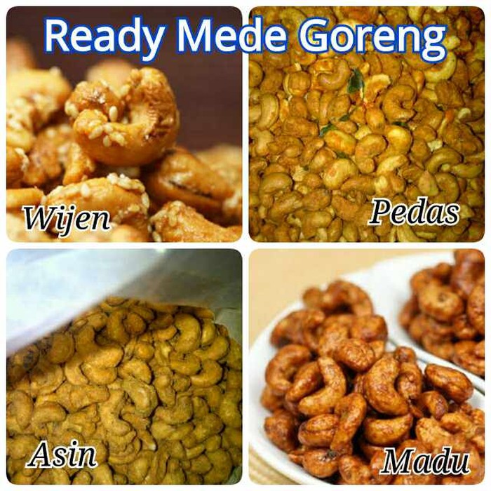 

500gram (1/2kg) Kacang mede Asin Goreng Tepung ( mete ) grosir murah