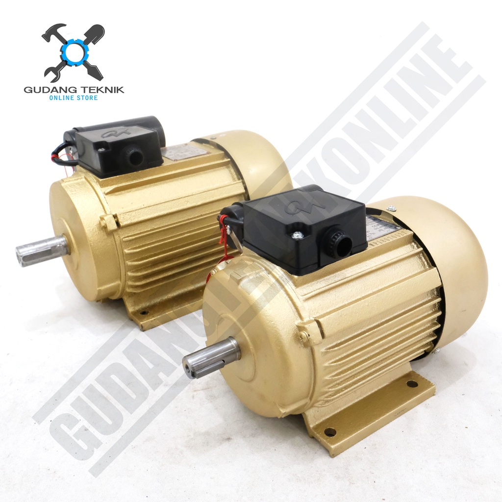 Dinamo Motor Penggerak 3Hp 2P 1Ph 2850Rpm WIPRO - Dinamo Elektro Motor LISTRIK WIPRO 3 Hp 4P 1 Phase 1450Rpm