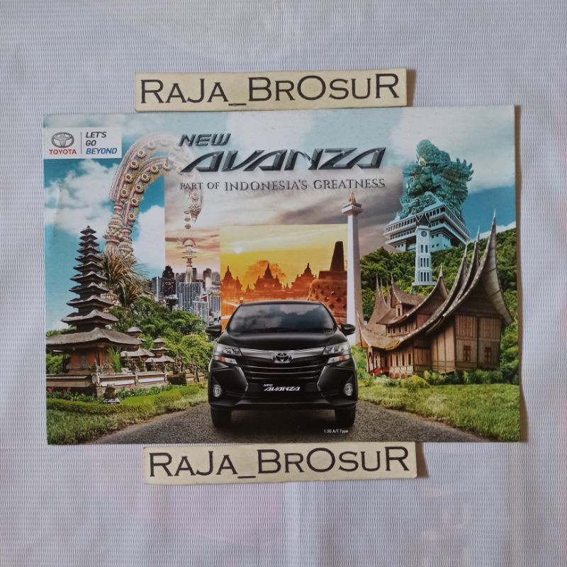 Poster brosur leaflet Toyota New Avanza 2019