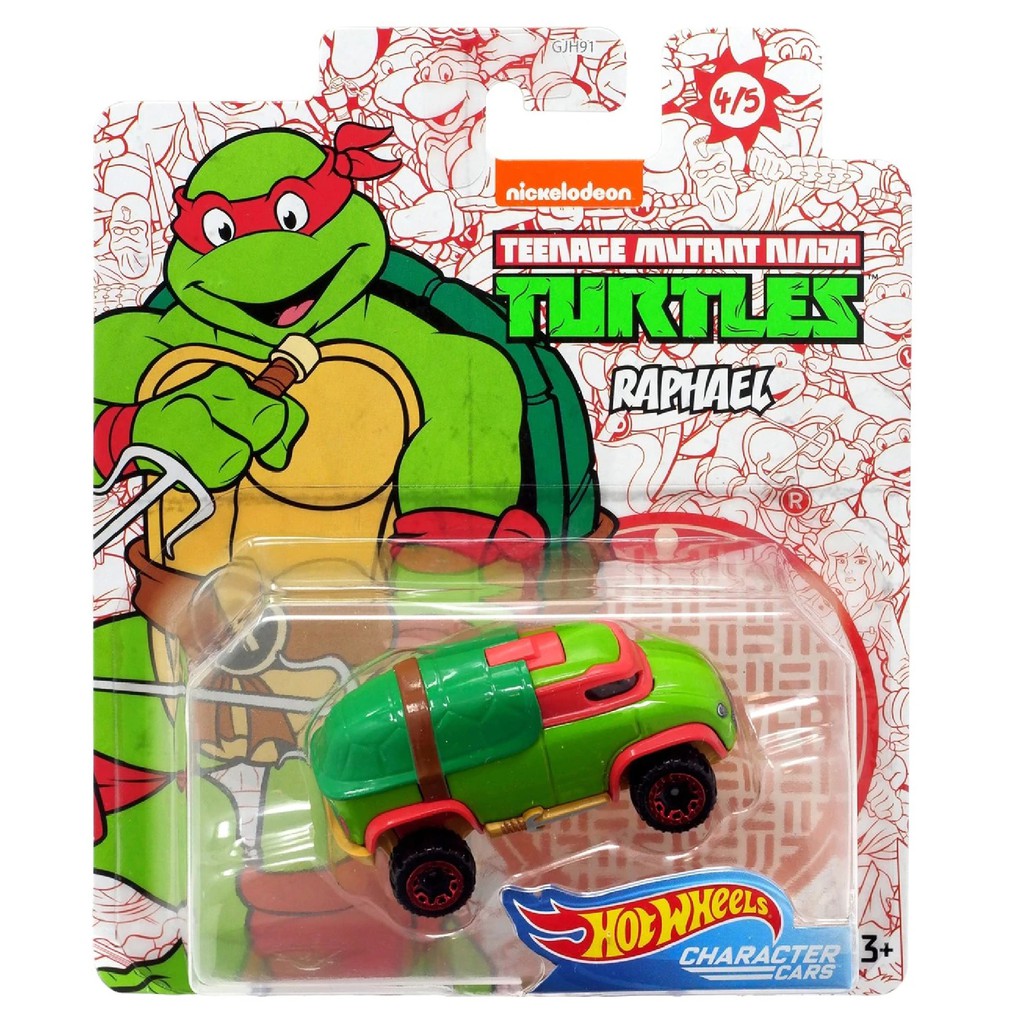 Hot Wheels Character Cars TMNT Raphael