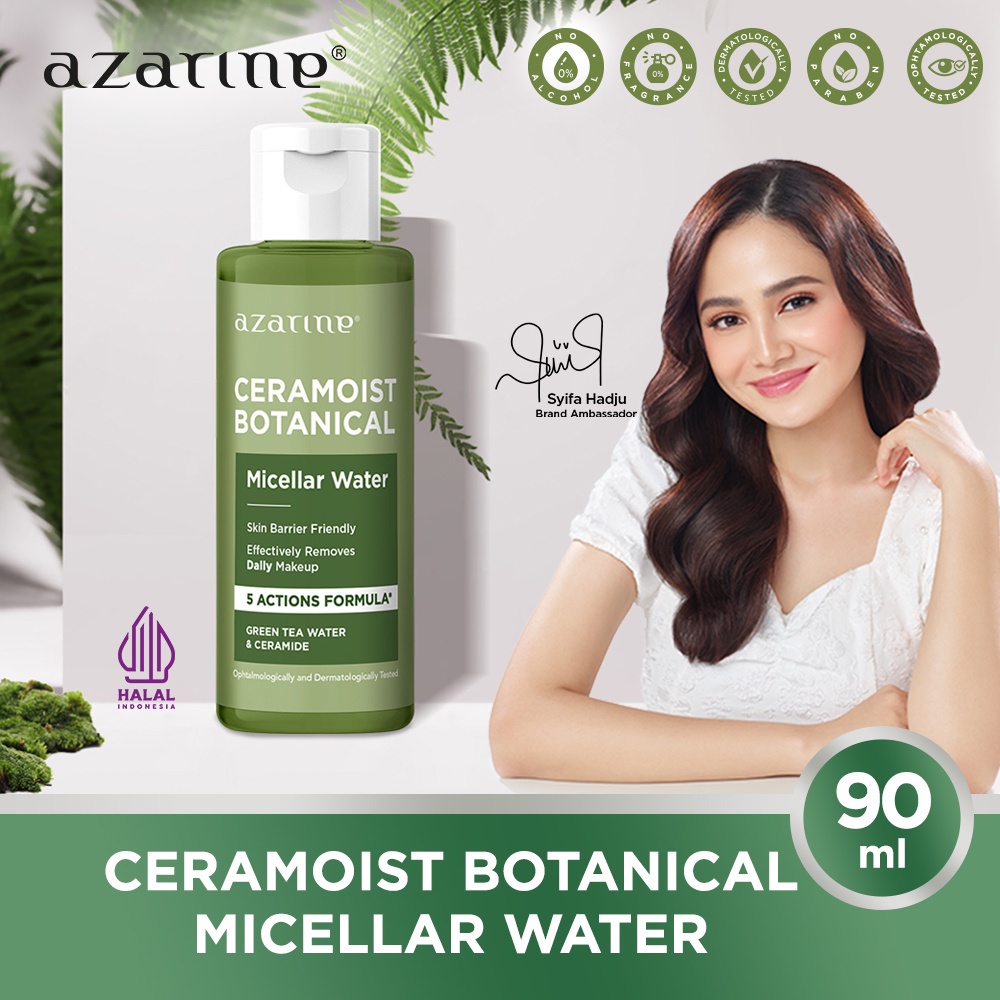 READY Azarine Micellar Water 90 ml / ceramoist botanical micellar water