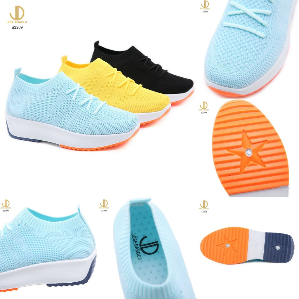 JOSE DAROCA Sepatu Slip On High Sponge Wanita Shoes # A2209 # ORIGINAL