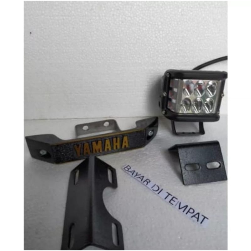 Lampu LED Stobo Rx-King Lengkap Dudukan Plat Nopol