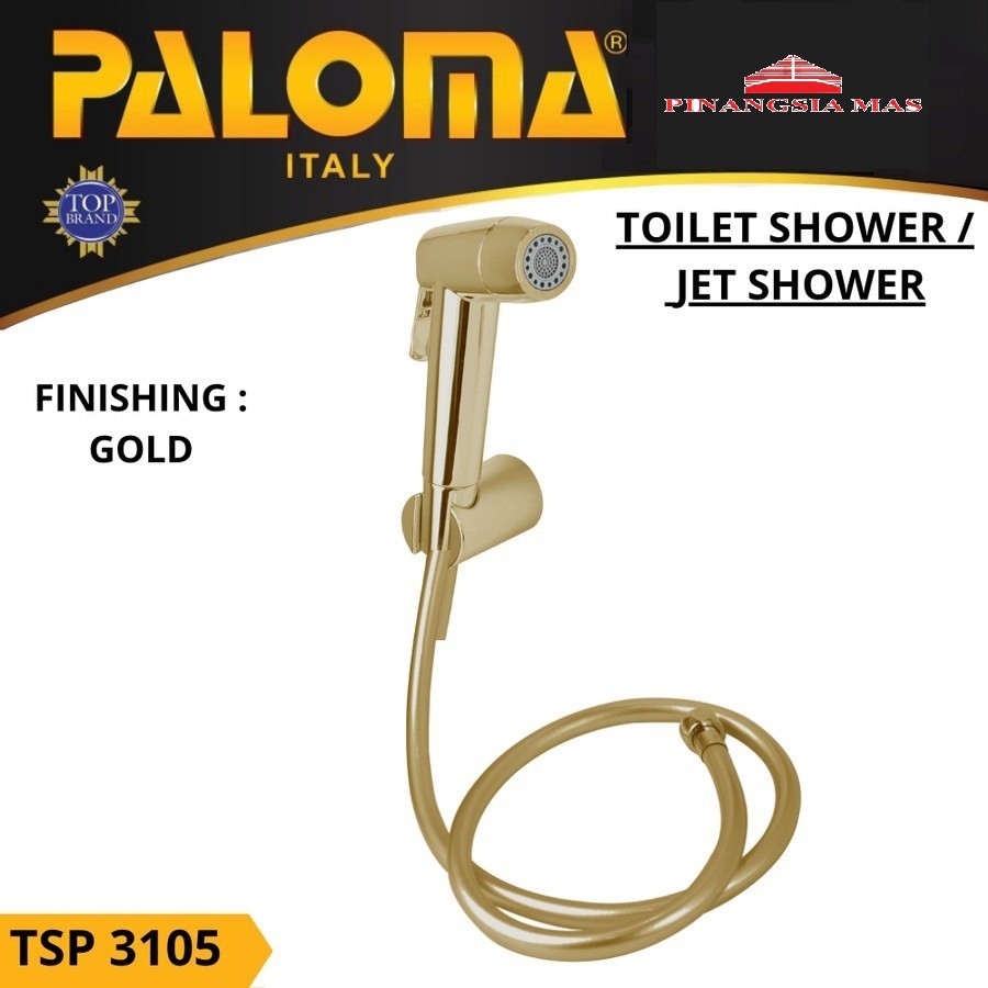 PALOMA TSP 3105 JET SHOWER TOILET / JET WASHER 2 SPRAY JET SHOWER GOLD MURAH