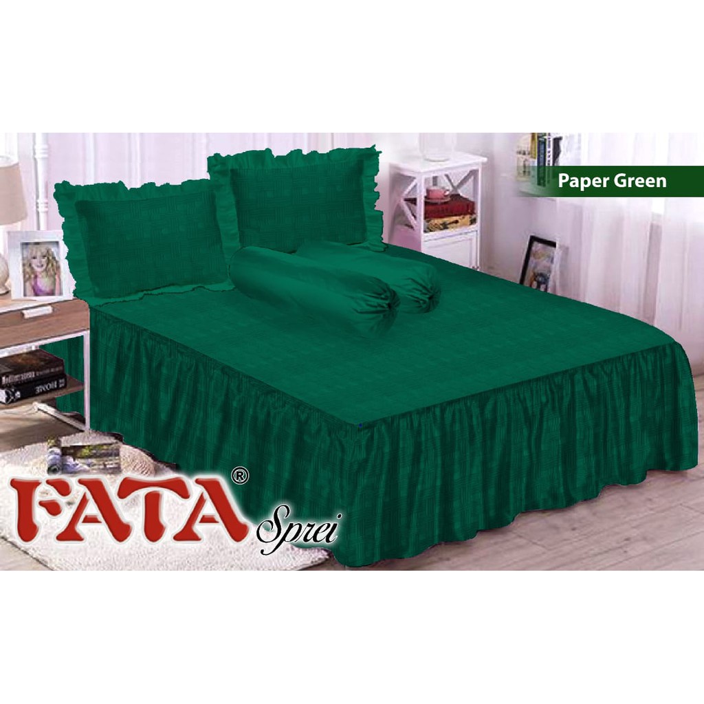 Id. Fata - Sprei Rumbai King Terlaris Paper Green