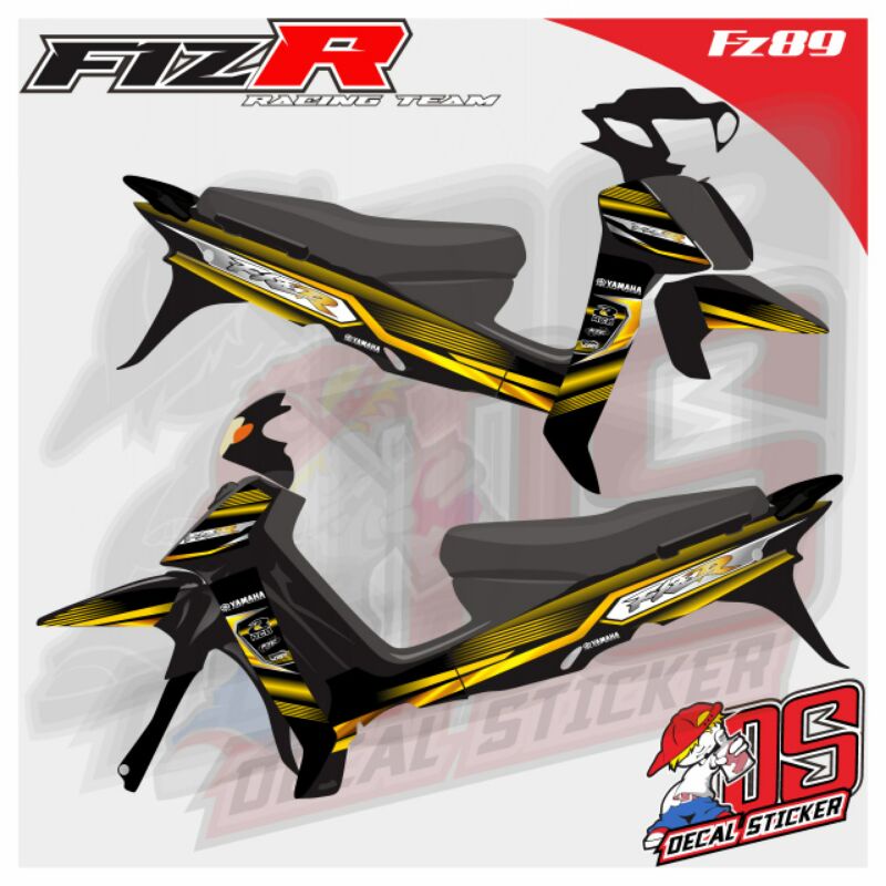 FZ 89 DECAL STICKER YAMAHA FIZ R