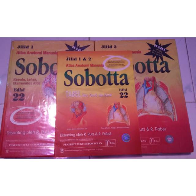 ATLAS ANATOMI SOBOTTA ASLI HARGA MURAH BOLEH NEGO EDISI 22 BEKAS MASIH BAGUS
