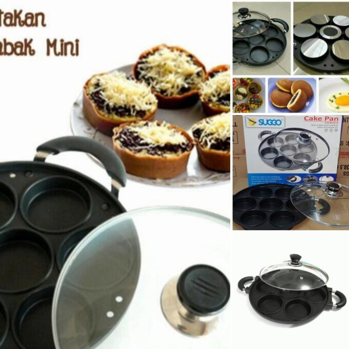 

Cetakan Martabak Mini 7 Lubang Ready Stok