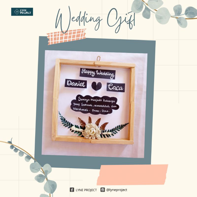 FRAME GIFT| KADO UNIK| FRAME 3D