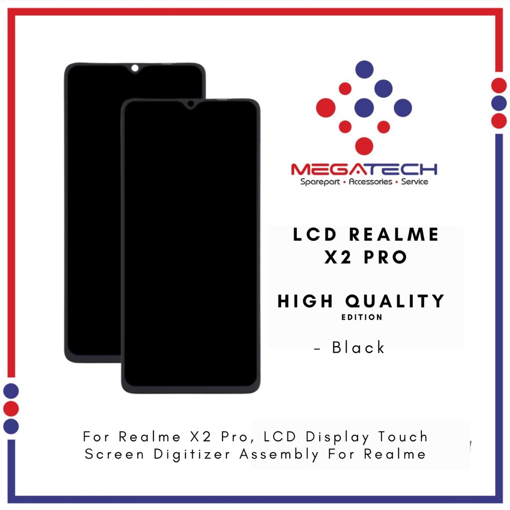 LCD Realme X2 Pro Fullset Touchscreen