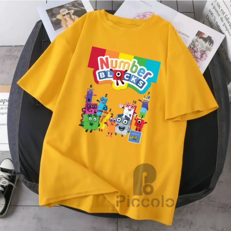 baju kaos anak nomber blockes