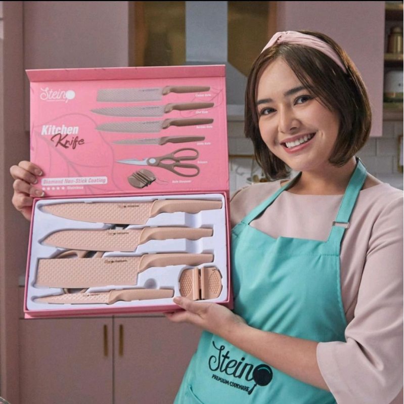 Pisau Steincookware / Pisau Dapur Set Stein DEBM/ Kado Hari Ibu