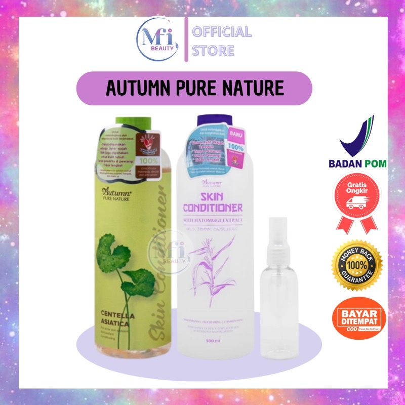 Autumn Skin Conditioner With Hatomugi Extract 500mL Original BPOM By Autumn Pure Nature