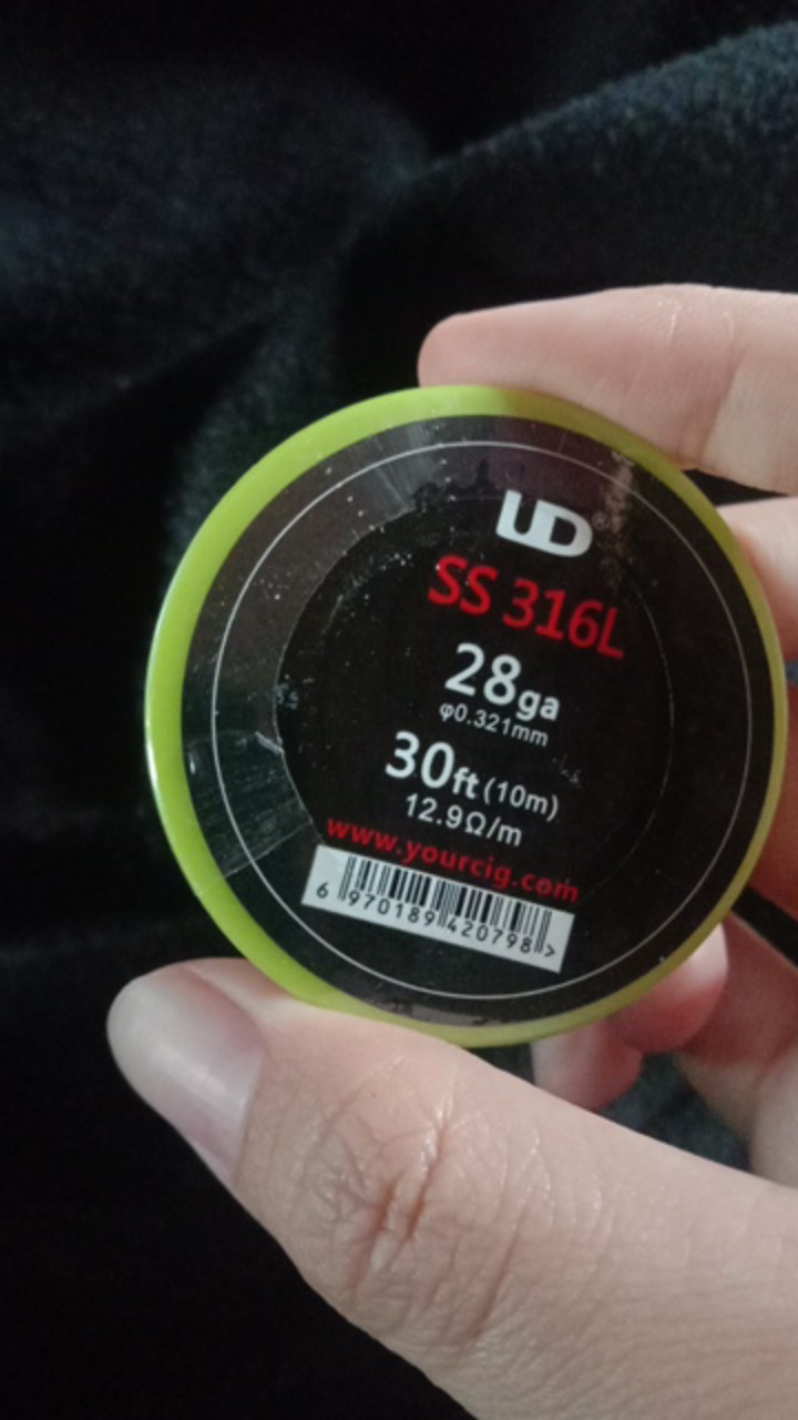 Authentic Ud Stainless Steel Wire 28 Awg | 0.3mm | Kawat Coil Rda | Ss