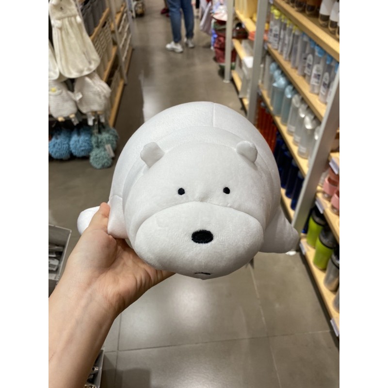 Boneka we bare bears grizz ice bear panpan teddy bear cartoon network miniso bantal anak