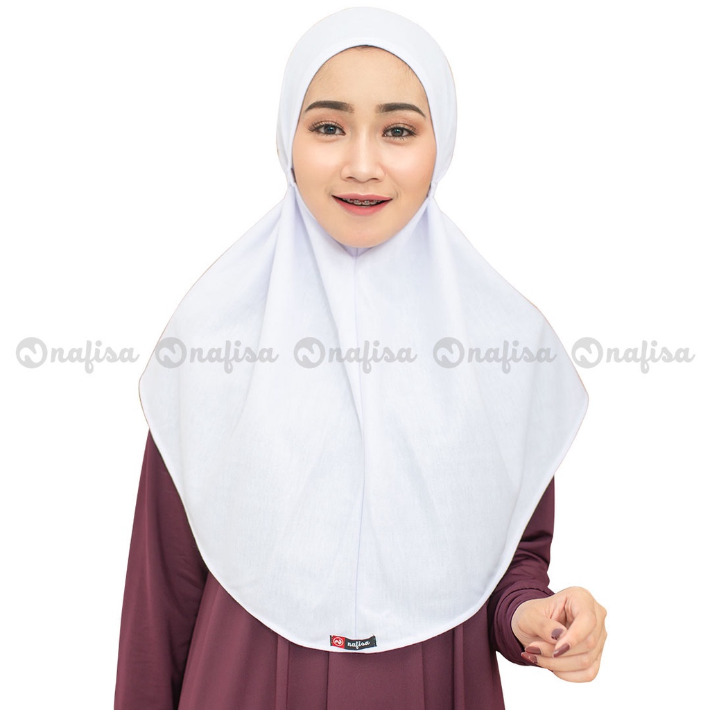 PROMO COD..Hijab AT HOME size M I Jilbab Non Pet I Kerudung Instan Nafisa