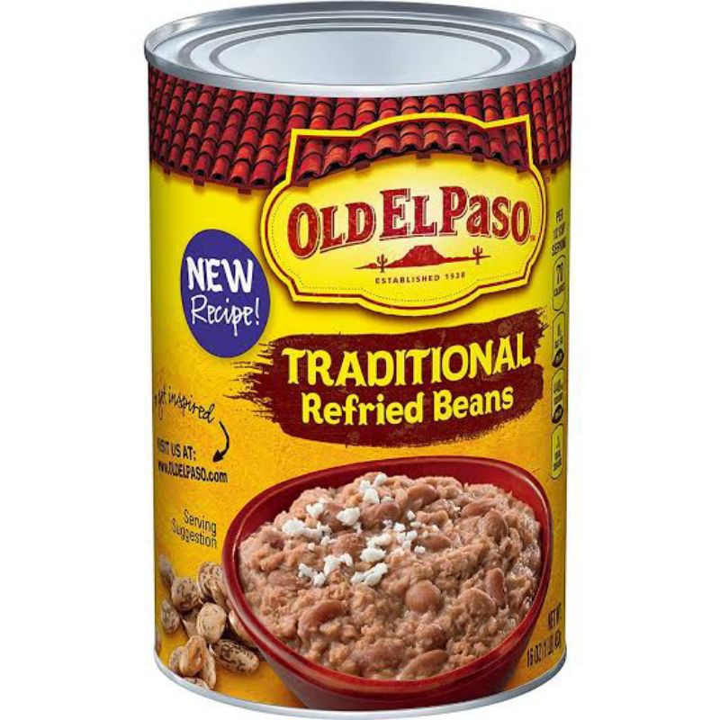 

OLD DE PASO FAT FREE REFRIED BEANS 453GR