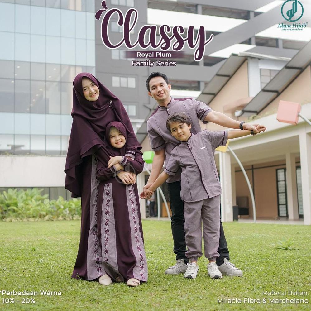 SARIMBIT CLASSY ROYAL PLUM BY ALWA HIJAB - SARIMBIT KELUARGA