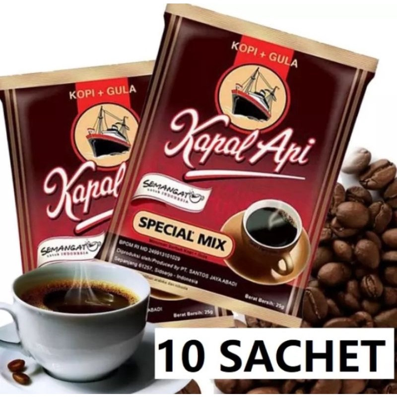 

Kopi Kapal Api Special Mix 1 Renceng 10pcs Gratis Ongkir Cod Murah