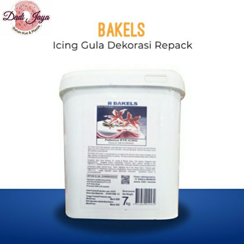 

Fondant Bakels White 1kg
