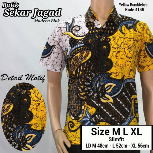 Jual Hem batik pria Baju Batik Modern Kemeja Baju Batik Pekalongan Motif Naga Abu-abu