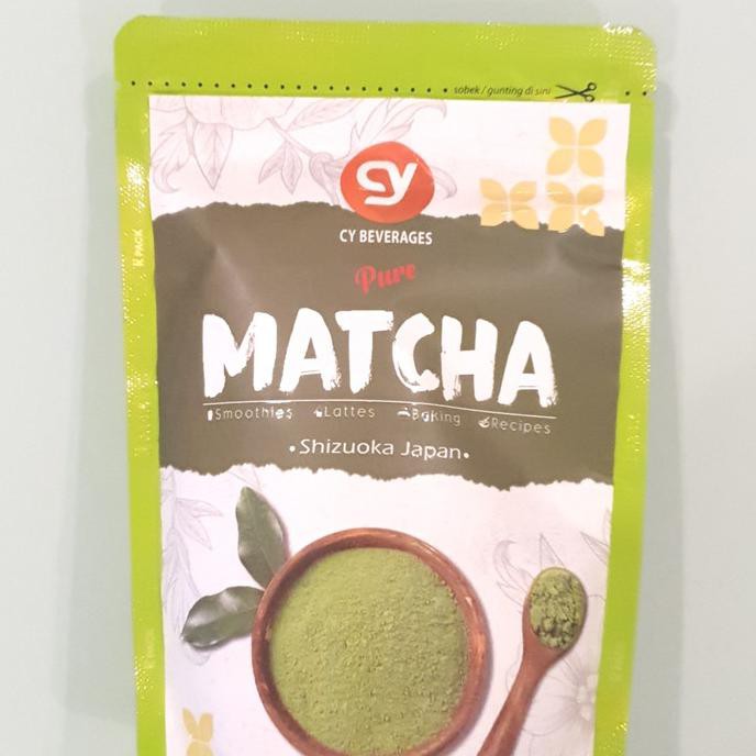 

Teh-Bubuk- CY MATCHA POWDER 100% ORIGINAL JAPAN IMPORT GREEN TEA POWDER 100 GR - 50gram -Dijamin-