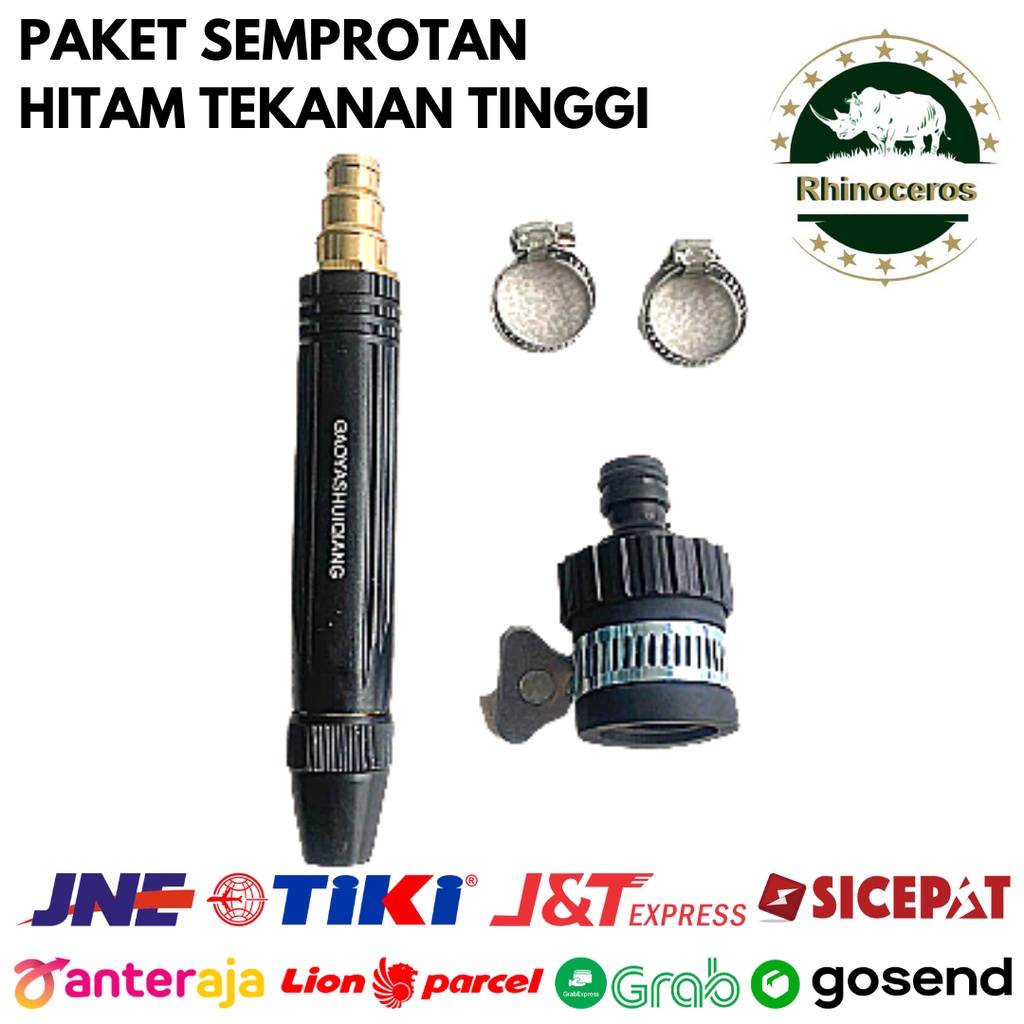 Paket Semprotan Tekanan Tinggi Sambungan Universal dan Klem 1/2- 3/4&quot;