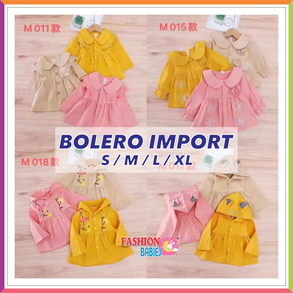 ❤ FashionBabies ❤ JAKET KOREA IMPORT ANAK PEREMPUAN / BAJU HANGAT / JAKET ANAK / DRESS IMPORT / BOLERO IMPORT