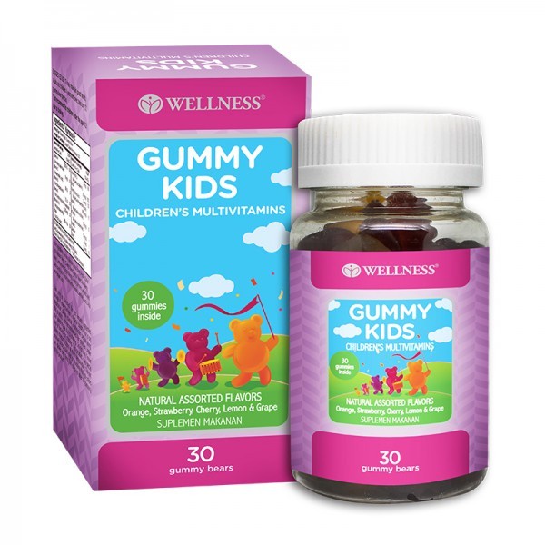 Wellness Gummy Kids Children'S Multivitamins Vitamin Anak - 30 Gummy Vit Anak -