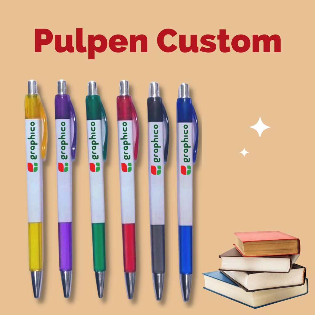 Pulpen Custom - pulpen kotak - pulpen promosi / sovenir seminar