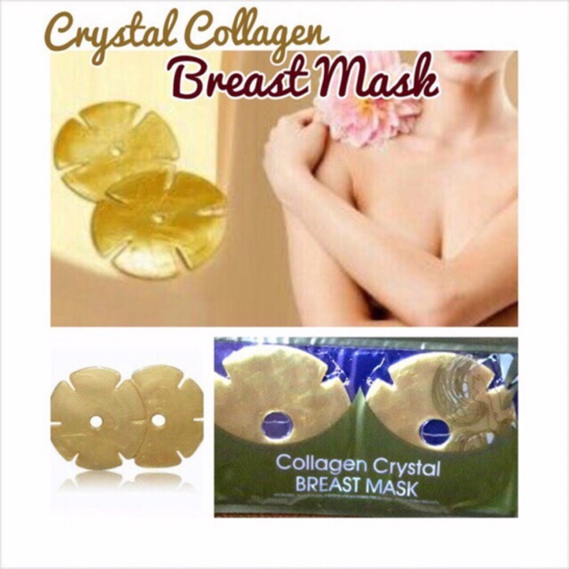 Masker Payudara Gold / Breast Mask / Collagen Crystal Breast Mask