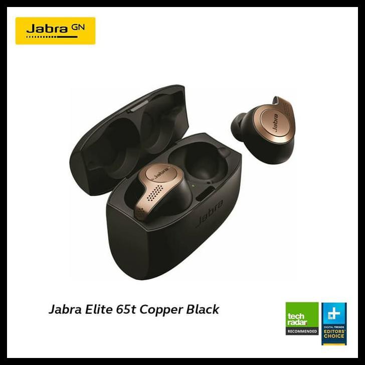 NEW STOCK JABRA ELITE 65T WIRELESS HEADSET BLUETOOTH COPPER BLACK STOCK TERBATAS