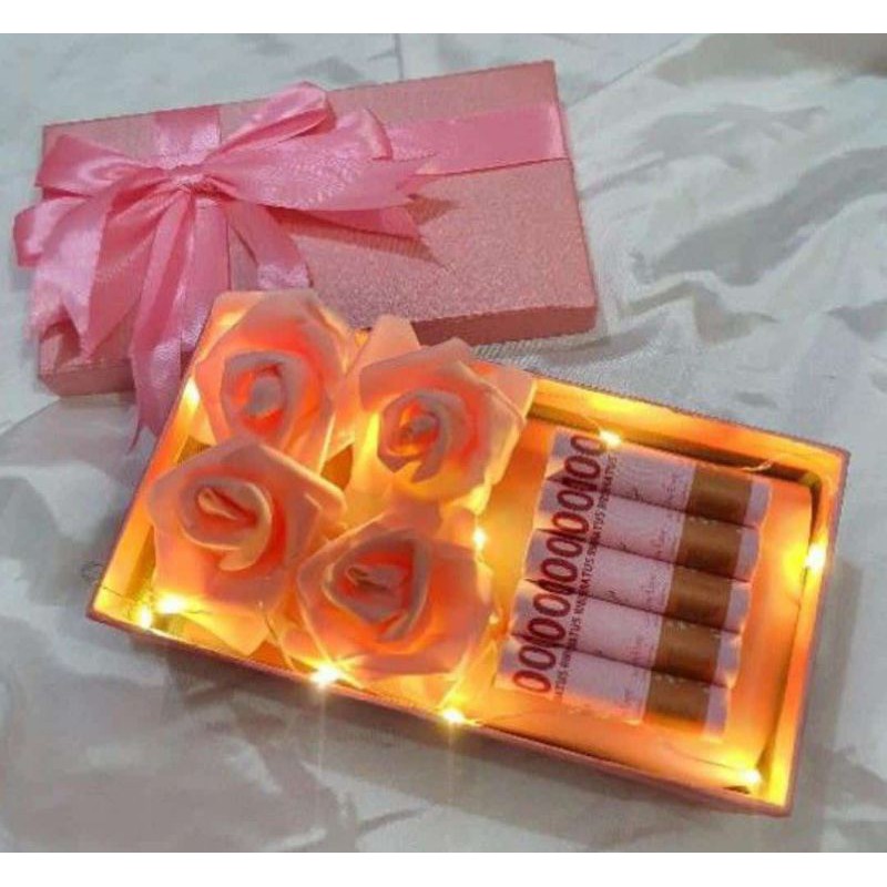 Flowers Box Money Berlampu Keren