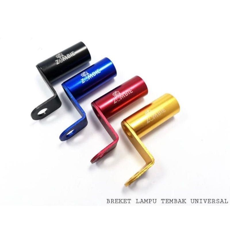 sale breket spion dudukan lampu tembak pasang di spion motor untuk lampu holder dll COD