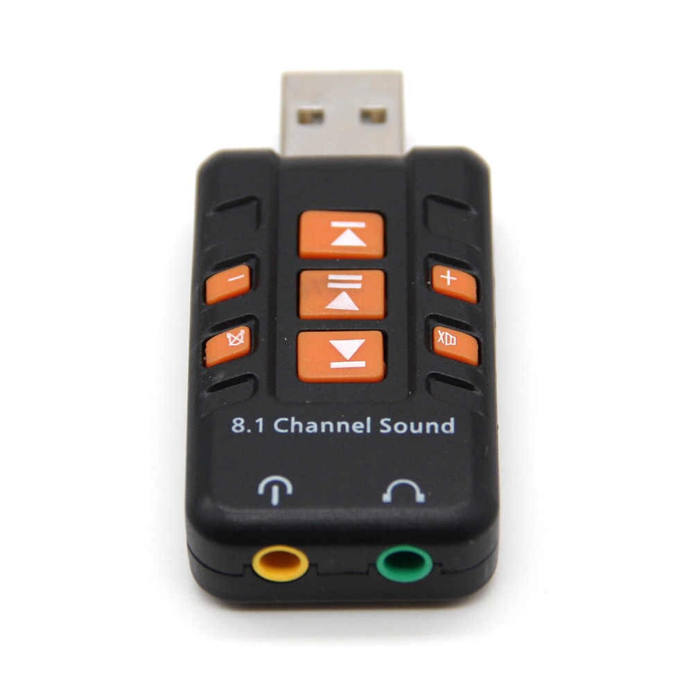 USB Sound Card Adapter 8.1 Channel External Audio