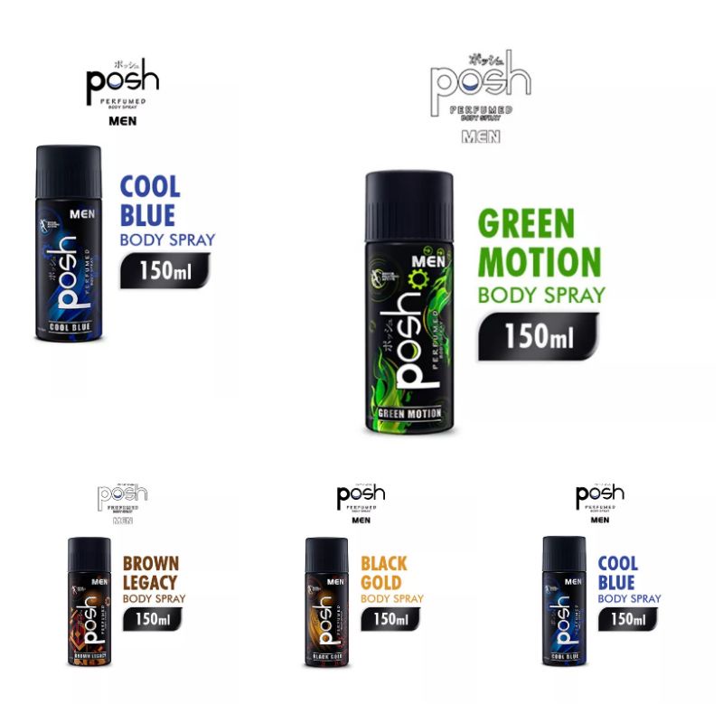 Posh Men 150ml | Posh Men Body Spray 150ml