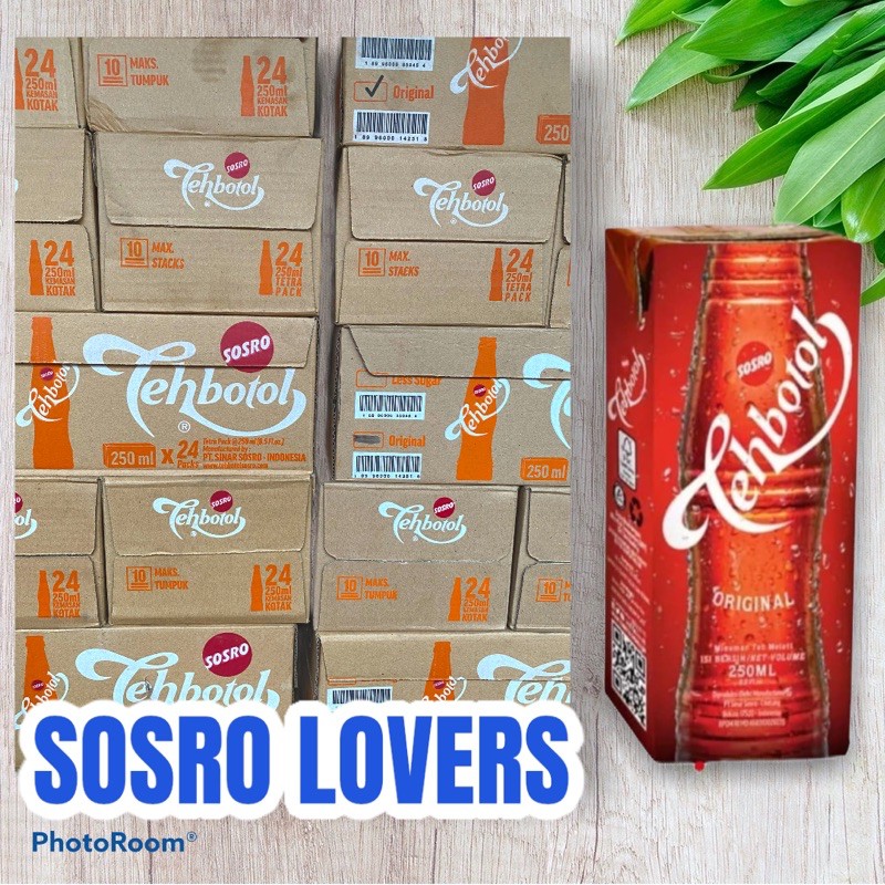 Jual Teh Botol Kotak Sosro 250ml 1 Karton Isi 24pcs Shopee Indonesia