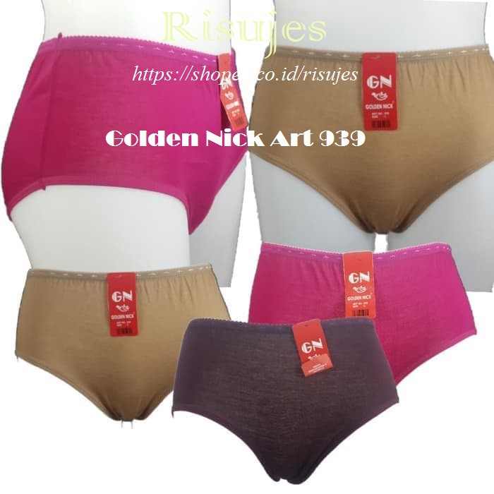 CELANA DALAM CEWEK GOLDEN NICK MODEL 937 &amp; 939 / CD WANITA PEREMPUAN GN 937 &amp; 939