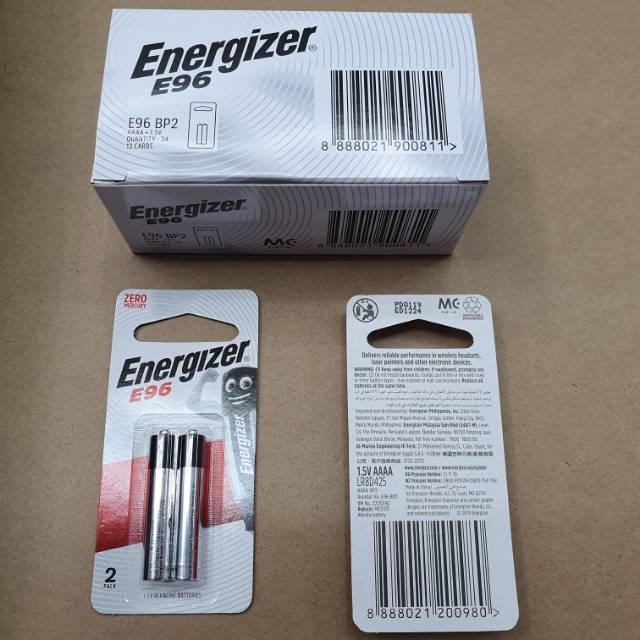 Baterai A4/AAAA Alkaline Energizer 1.5V Original