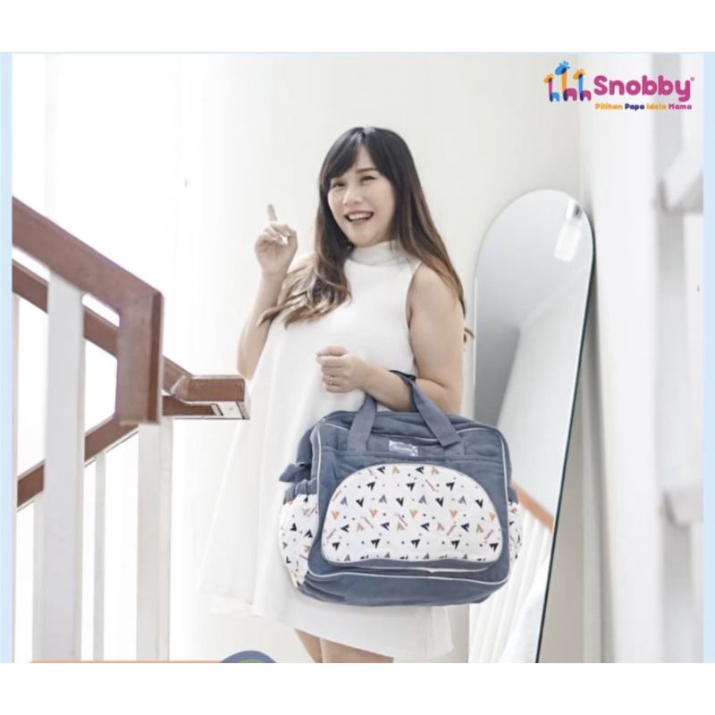 Snobby Tas Bayi Besar Saku Print Summit Series - TPT 6271