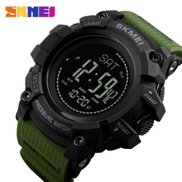 SKMEI Jam Tangan Digital Multifungsi Pria - 1358 [Army Green]