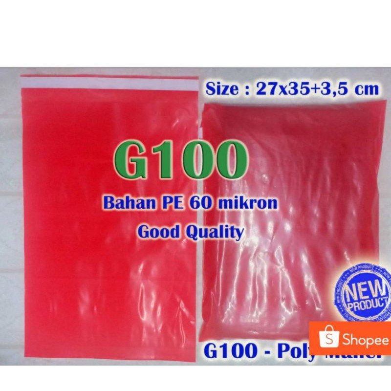 plastik packing polymailer ukuran 27x35 (1pak= 50 lbr)