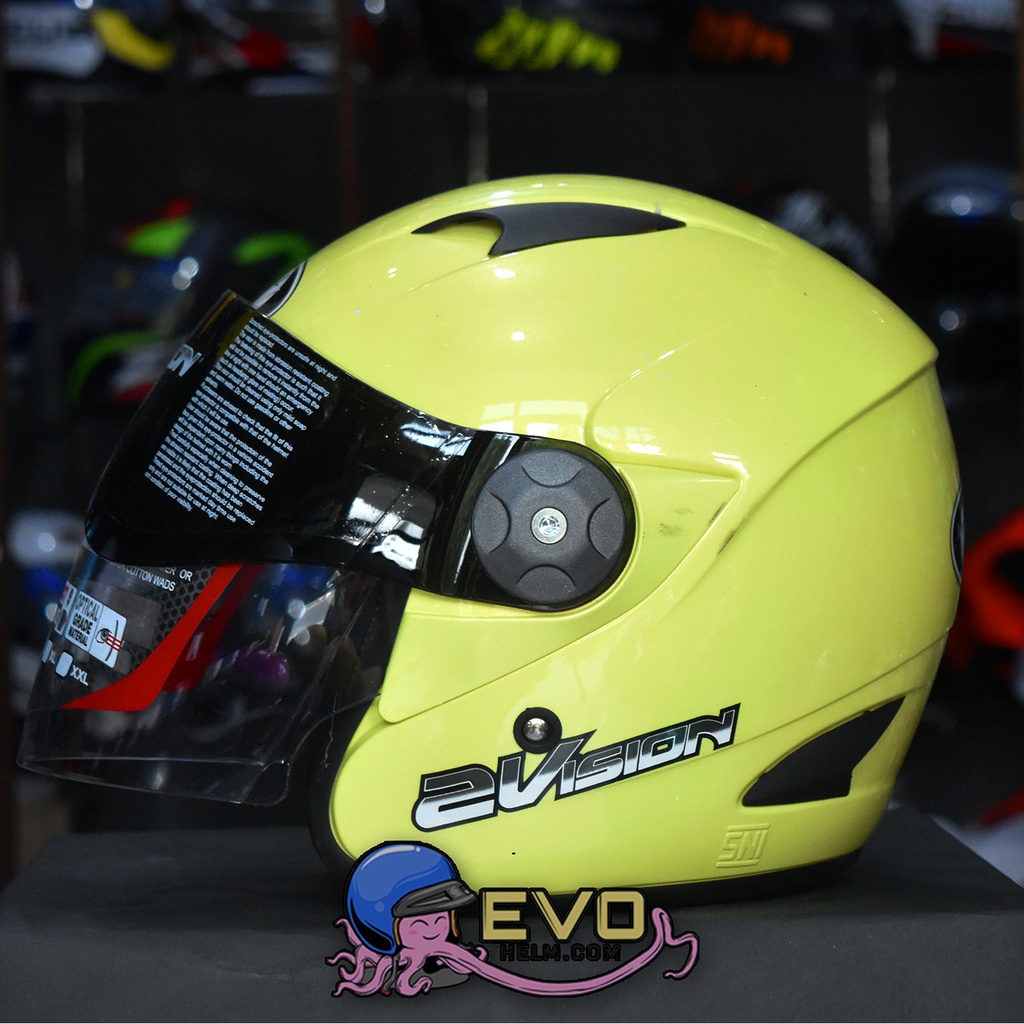 HELM KYT 2 VISION SOLID - LIGHT YELLOW