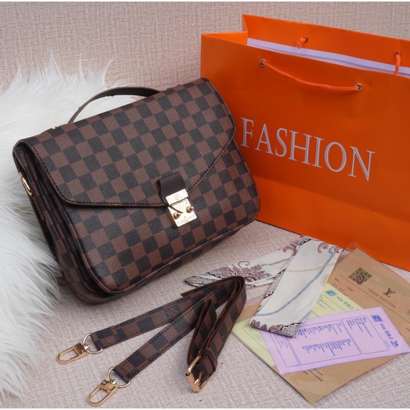 Lv Metis Selempang (FREE PAPER BAG+SYAL+BILL) uk.24,5x18