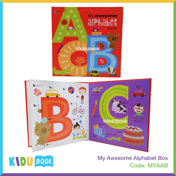 Buku Cerita Bayi dan Anak My Awesome Alphabet Box Kidu Baby