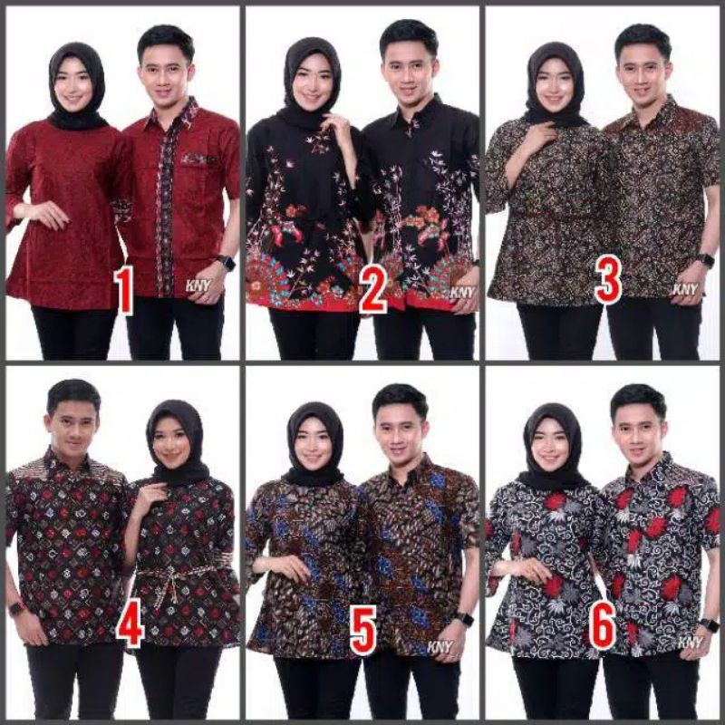 Atasan couple pasangan / Setelan couple pasangan / Batik pasangan Set couple