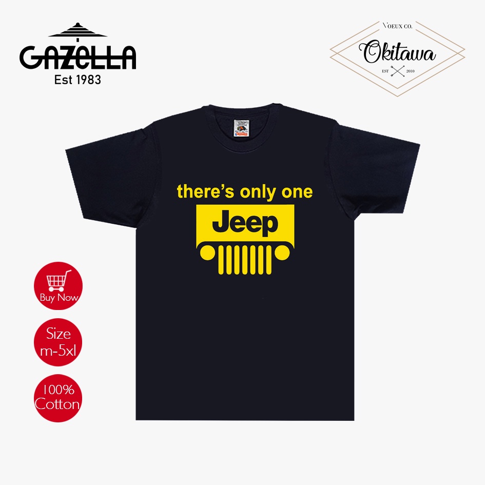 Kaos Jeep 09- Kaos Gazella Fashion / Kaos Okitawa Bandung / Baju Otomotif Pria / Kaos Otomotif / Kao