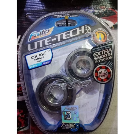 PAKET LAHER BEARING KRUK AS MIO NOUVO FINO KARBU MIO SOUL FAITO RACING CRANKSHAFT BEARING MIO C3 LIT