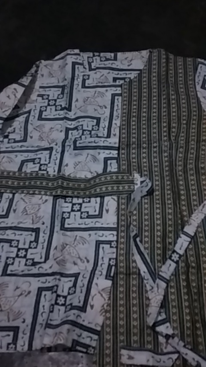 M-l-xl-xxl Batik Wanita Asj Sa Hrb026 Kenongo Kemeja Tosca Pendek