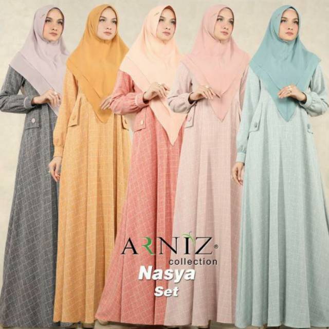 SPECIAL PRICE Gamis Nasya Syar'i by Arniz ORI